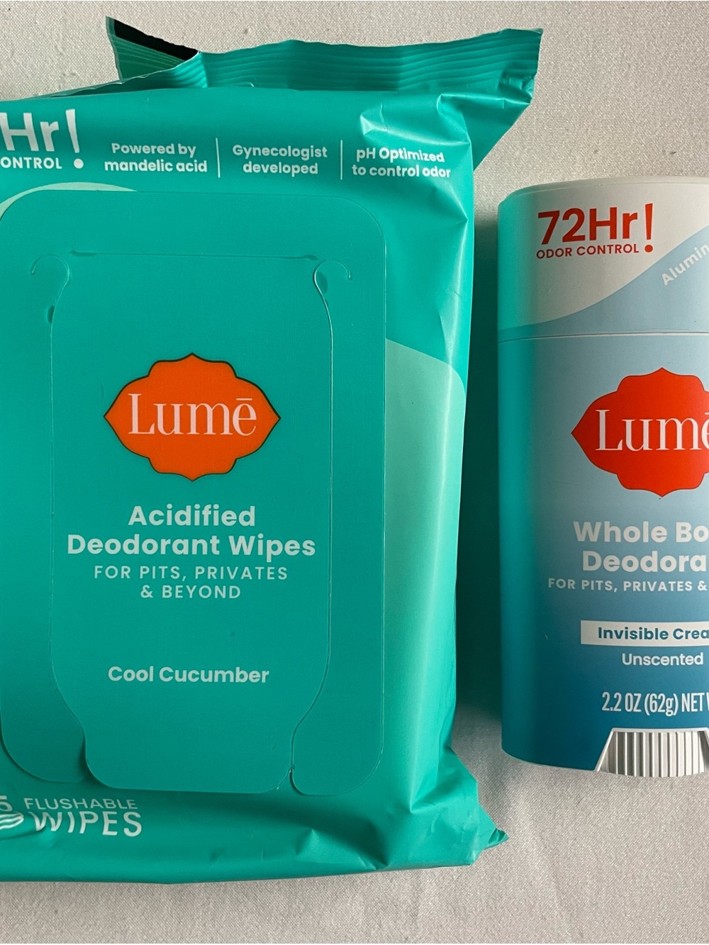 Lume Combo — Wipes & Deodorant